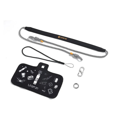 Ulanzi CO70/CO71 Camera Protective Wrap Kit for DJI Osmo Pocket 3 with Shoulder Rope Strap, Wrist Strap, Carabiner Hook and Metal Ring Connector Camera Accesories for Vloggers Content Creators | B174 | B173
