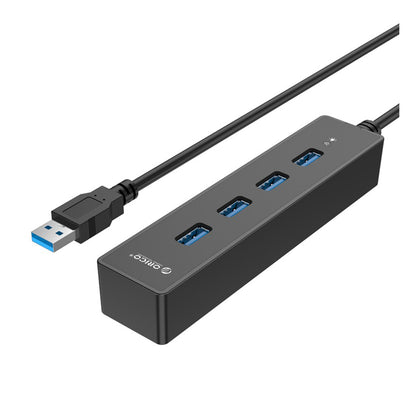 ORICO 4-Port USB 3.0 Hub with 5Gbps Transmission Rate and Windows, MacOS, and Linux Support for Computers and Laptops