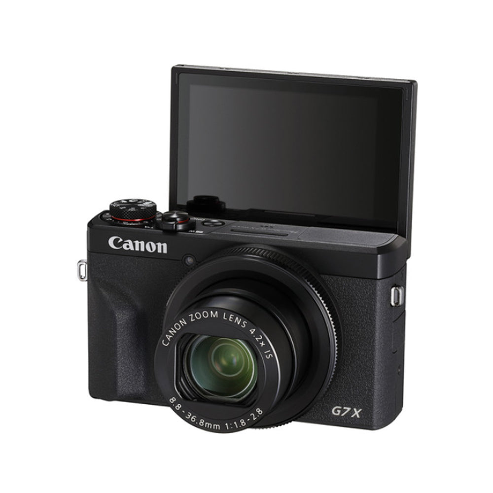 Canon PowerShot G7 X Mark III Compact Digital Camera with 4.2x Optical Zoom f/1.8-2.8 Lens, 20.1MP 1.0" CMOS Sensor DIGIC 8 Image Processor, 4K UHD Video, Wi-Fi & Bluetooh, Touch Screen LCD Display, Vlogging & Live Streaming Ready