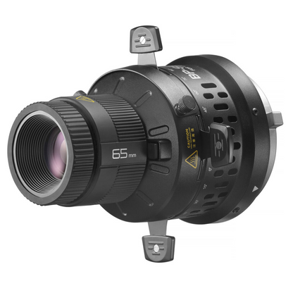 Godox BP-SE 150mm / 85mm / 65mm LED Optical Projection Lens Attachment Kit for Litemons LA150R LA200R LA300BI LA300R Series with 4 Adjustable Leaves, 360° Rotatable Design, Bowens Mount, Gobo Set with Holder and Gel Frame