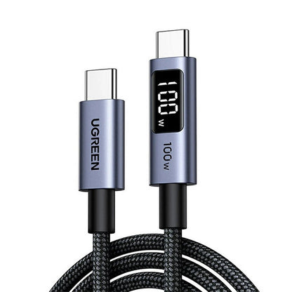 UGREEN 1 Meter USB-C to USB-C PD 3.0 Fast Charging Braided Cable with 100W 480Mbps | L529