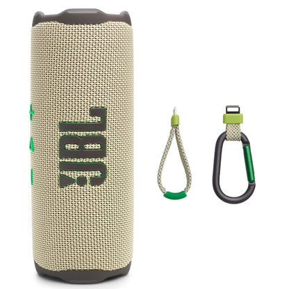 JBL Flip 7 Portable Wireless 35W 2-Way Bluetooth Speaker with Carabiner Clip, IP68 Waterproof and Dustproof, AI Sound Boost, Lossless Audio Playback, 4800mAh Battery, Auracast Multi Speaker Connection, Audio App Support, 14 Hours Playtime