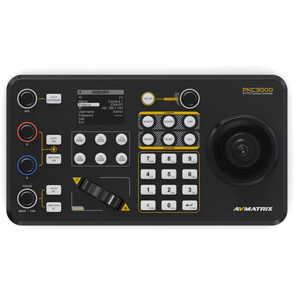 AVMatrix PKC3000 4 Channel 3G-SDI Split Multiviewer with SDI & HDMI Output, 11 Output Formats Selectable Up to 1080p 60Hz, 16 Preset Layouts, Easy Control over DIP Switches, LAN & USB Port, PC Software and USB Keyboard Control Methods