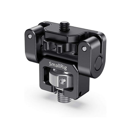 SmallRig Articulating Monitor Mount with 3/8"-16 ARRI Anti-Twist Pins, 1.5kg Load Capacity, Compatible with 5" or 7" Monitors, Secure Thumbscrews and Rubber Padding for Camera Cage Mounting System and Video Monitors 2174B