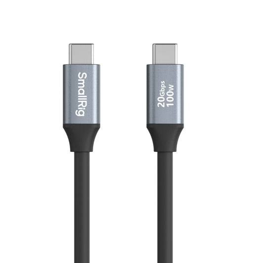 SmallRig 60CM 35CM USB Type-C Male to Male Straight / Angled 100W PD Fast Charging Cable with up to 20GBPS High-Speed Data Transfer for Smartphones, Laptops, Monitors, Batteries, DSLR, Mirrorless & Action Cameras