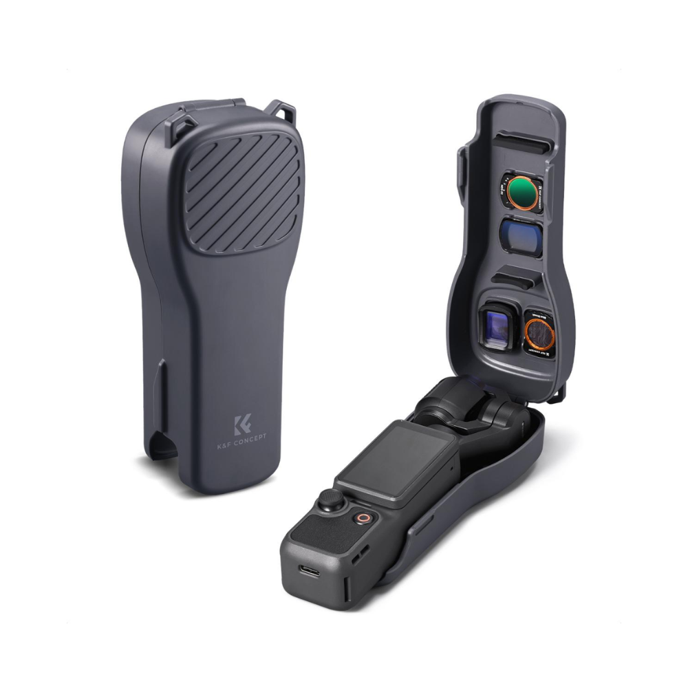 K&F Concept Protective Case for DJI Osmo Pocket 4/3, Hard Shell Camera Cover w/ Soft Lined Interior