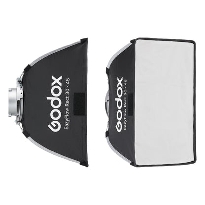 Godox EazyFlow Foldable Softbox with Interchangeable Mount, Bowens Speed Ring, Diffusers, and Grid