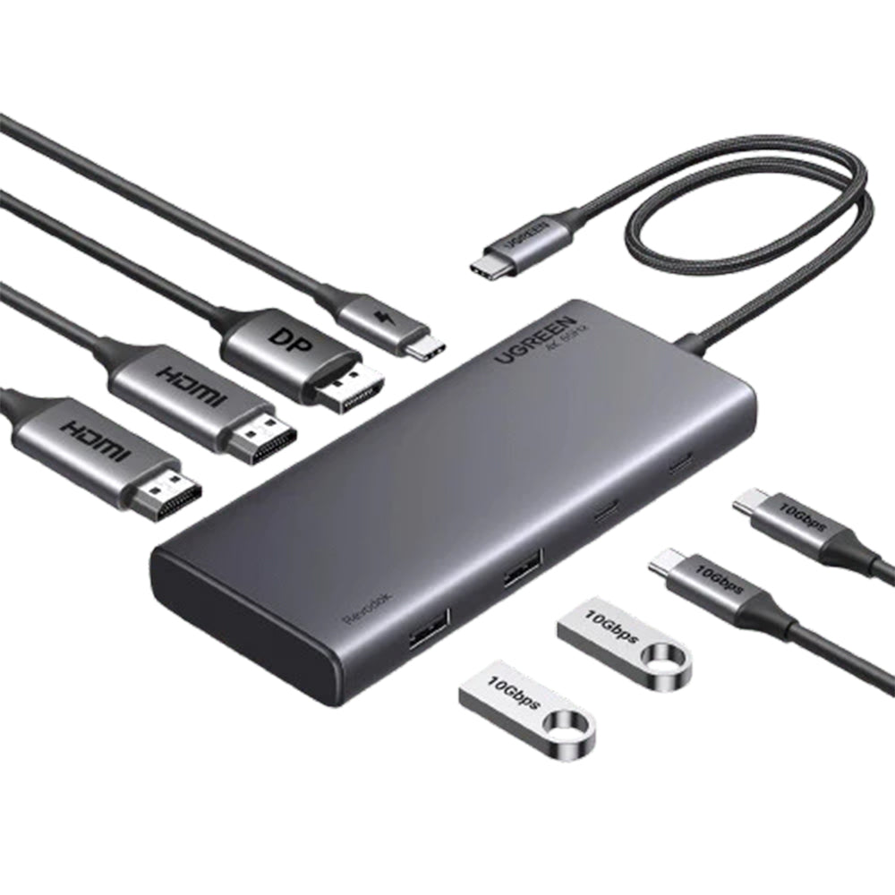 UGREEN Revodok 308 8-in-1 USB-C Hub Triple Display Docking Station