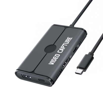 LEMORELE AC08-1 Video Capture Card 1080P60Hz HDMI Multiport Hub 100W PD Fast Charging, USB 3.0 Max 5Gbps Transfer Rate