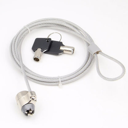 ArgoX Key Type Security Laptop Lock Cable with Braided Steel Wire - 3 x 7 mm (Kensington Slot) for PC, Desktop Computer, Monitor, CPU, etc. | SP-KL002