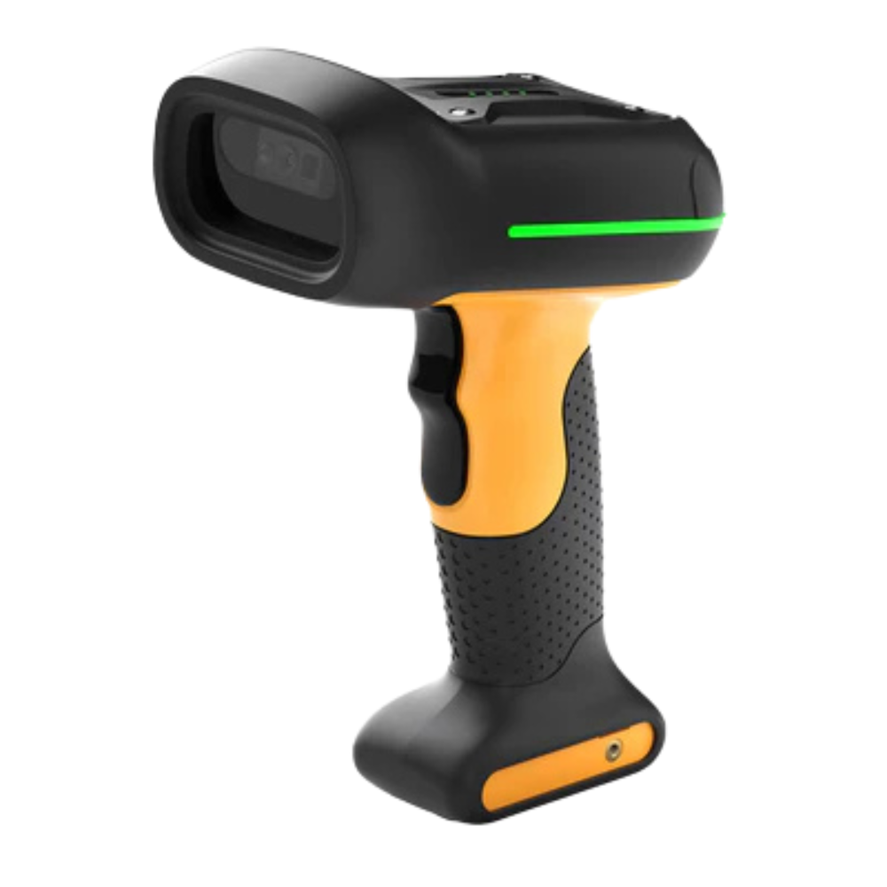 Inateck 1D 2D QR Wireless Barcode Scanner with Charging Dock IP67 2600mAh Battery Smart AI Support 100m Transmission Range