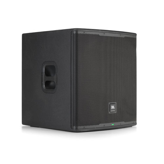JBL EON718 18 Inch Professional Powered PA Subwoofer with 1500W Amplifier, 2-Channel Digital Mixer, and Vertical Threaded Pole Mounting System