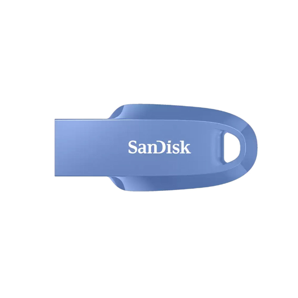 SanDisk Ultra Curve 32GB 64GB 128GB 256GB USB A 3.2 Flash Drive with 100MB/s Transfer Rate and RescuePRO Deluxe Support | Black, Green, Blue