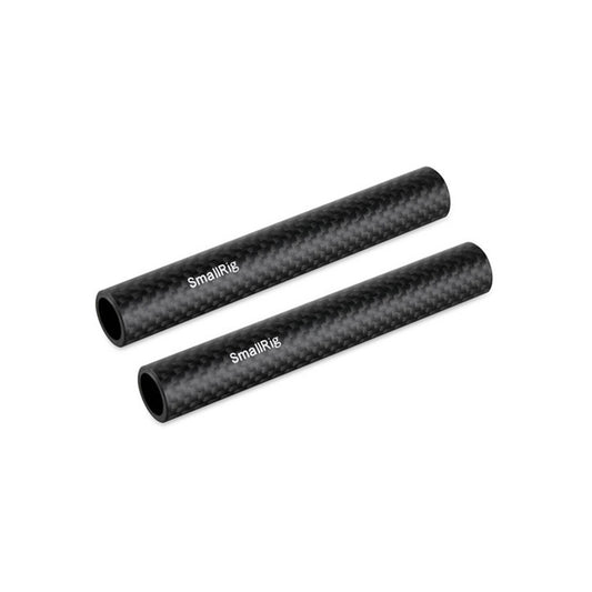 SmallRig 4" 2pcs Carbon Fiber Rod Set with 15mm Diameter LWS Compatible for Top Handles, Baseplates and other Mounting Camera Accessories 1871