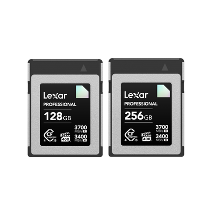 LEXAR Professional DIAMOND CFexpress 4.0 Type B Memory Card, 3700MB/s Read, 3400MB/s Write, VPG400 | 128GB / 256GB