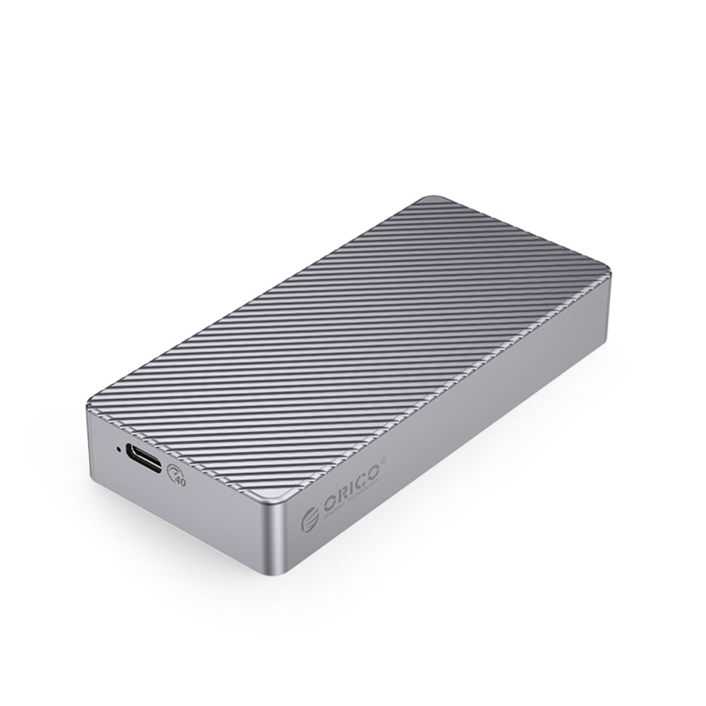 [CLEARANCE] ORICO M.2 NVME SSD Solid State Drive Enclosure with USB 3.2 Gen2 Type-C Interface, 40Gbps Transfer Rate, 4TB Max Capacity with PCIe 3.0 and UASP TRIM Function for Smartphone PC Desktop Laptop | Rose Gold | M214C3-U4