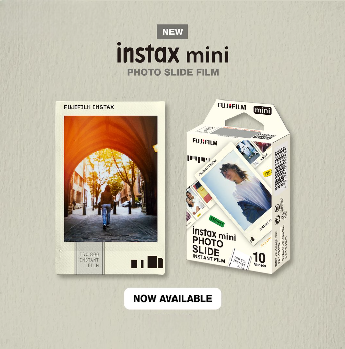 FUJIFILM Instax Mini Photo Slide Film Pack (10 Sheets) for Instax Mini Film Cameras