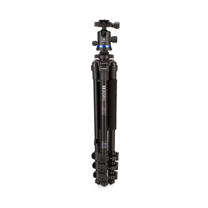 Benro TAD Adventure Series Quick Release Aluminum Tripod with Ball Head, 17.6 lb / 26.5 lb Payload, 4 Section Legs, 90 Degree Notch for Photography, Videography (Available in 60.2", 65.4")
