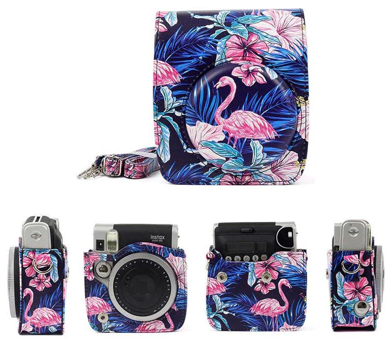 [CLEARANCE] Pikxi Fujifilm Instax Mini 90 Camera Leather Case Bag Cute Designs