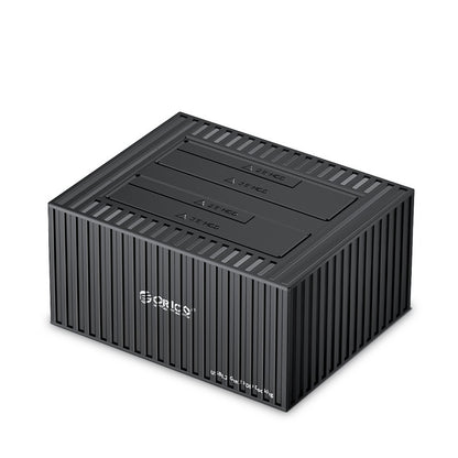 [CLEARANCE] ORICO 2.5 inch / 3.5 inch SATA to USB 3.2 Gen2 Type C (Dual Bay) HDD Docking Station Container Style with Offline Clone, 10Gbps Fast Data Transfer Rate, 2-in-1 USB-C to C/A Cable, 40TB Max. Supported Capacity | 9628C3-C