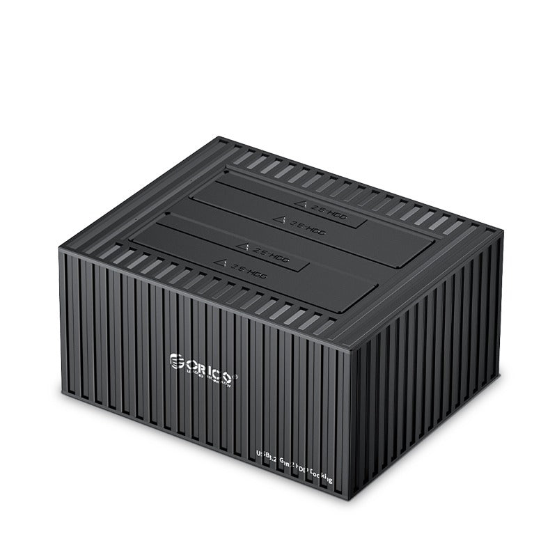 [CLEARANCE] ORICO 2.5 inch / 3.5 inch SATA to USB 3.2 Gen2 Type C (Dual Bay) HDD Docking Station Container Style with Offline Clone, 10Gbps Fast Data Transfer Rate, 2-in-1 USB-C to C/A Cable, 40TB Max. Supported Capacity | 9628C3-C