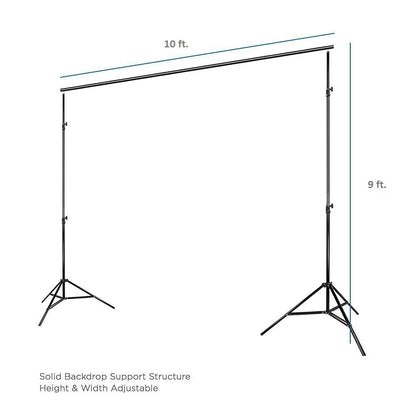 [CLEARANCE] Pxel LS-BD2.8X3 Photo Video Studio 280cm x 300cm or 9ft. x 10 ft Adjustable Muslin Background Backdrop Support System Stand