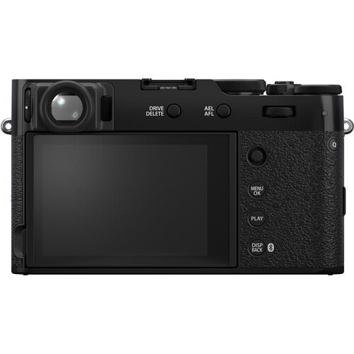 Fujifilm X100V APS-C Mirrorless Digital Camera with Fujinon 23mm F/2 Wide-Angle Prime Lens, Touchscreen LCD, Wireless Connectivity and Film Simulation Modes (Black, Silver)