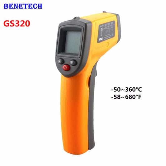 [CLEARANCE] Benetech GS320 Non Contact Thermometer Laser Temperature Gun Infrared Thermometer -50° to 360° Celcius