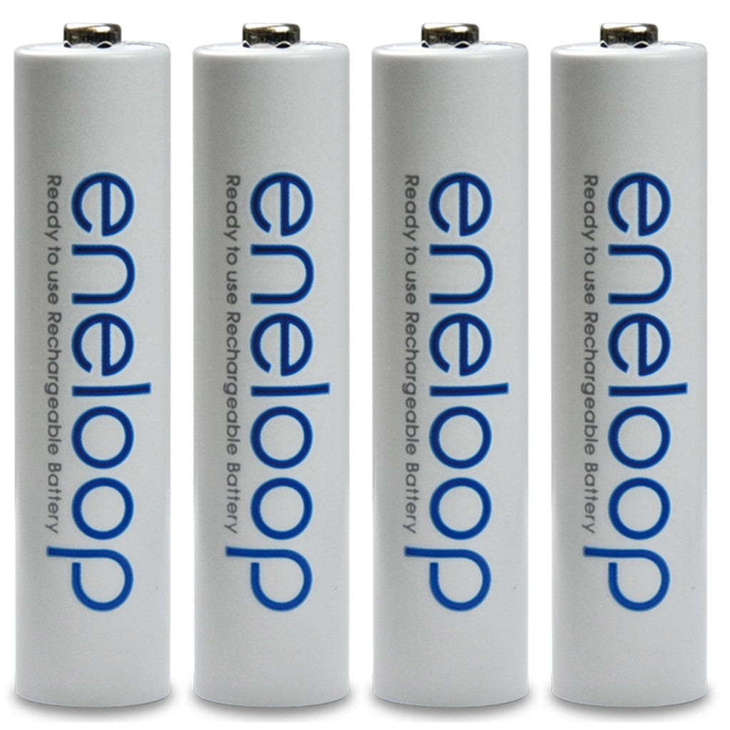Panasonic Eneloop BK 4MCCE 4BT AAA Rechargeable Battery Pack of 4 (White) x4