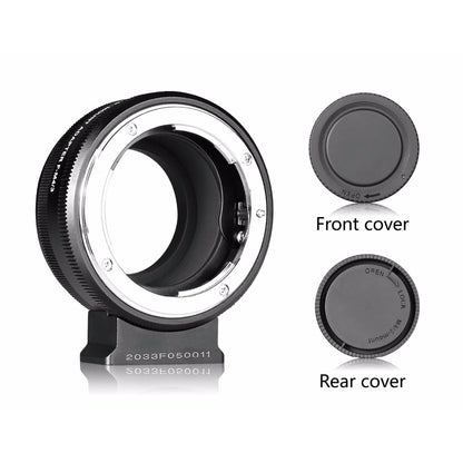 [CLEARANCE] Meike MK-NF-P Adapter for Nikon F-mount Lens to M43-Mount Mirroless Camera Panasonic Olympus like E-PL5 E-PL6 E-PL7 GM5 GX1 GX7 G3 e