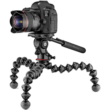 [CLEARANCE] Joby GorillaPod 5K Video PRO Professiol Video Head Kit Camera Tripod Stand with Smooth Pan and Tilt Movements for DSLR and Mirrorless Camera