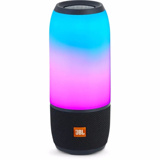 JBL Pulse 3 Wireless Bluetooth Speaker with 360° Sound and Lightshow, 12 Hours Playtime, IPX7 Waterproof Housing and JBL Connect+ App Support (BLACK)
