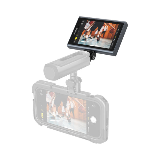 SmallRig Wireless Smartphone Monitor with 4K/30fps Recording, Wireless Remote Control, Magnetic Attachment, Mirror Mode, 1/4"-20 Threaded Hole for iPhone and Android | 4850