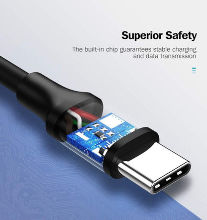 [CLEARANCE] UGREEN 1.5 Meters USB-C Quick Charge 4.0 Fast Charging PD Power Delivery Cable for Mobile Phones, Tablets, Notebooks, and Laptop Type-C