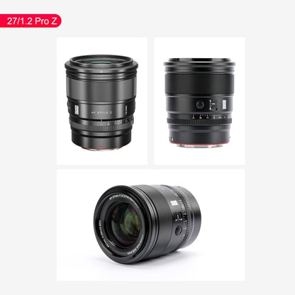 [CLEARANCE] Viltrox AF 27mm f/1.2 STM Auto focus Prime Lens with APS-C Format for Nikon Z Mount Mirrorless Cameras