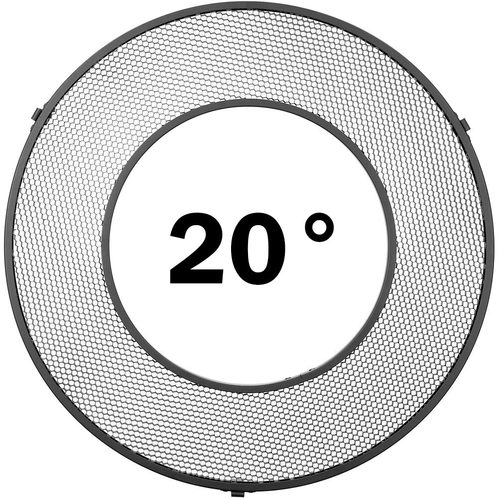 Godox 20 / 30 / 40 Degrees Honeycomb Grid for RFT-21S and RFT-21W Reflectors to R1200 Ring Flash  - Photography Light Modifiers and Accessories