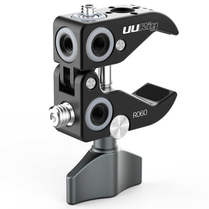 UURIG by Ulanzi R060 Aluminum Super Clamp Crab Rod Clip