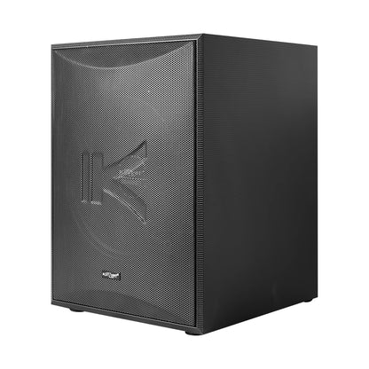 [CLEARANCE] Konzert KS-12SUB 12" 300W Deep Bass Power Amplifier Subwoofer with Dual Port Bass Reflex Enclosure, Left and Right Speaker Output