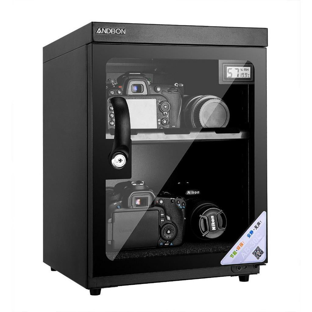 Andbon AB-30C Dry Cabinet Box 30L Liters Digital Display with Manual Humidity Controller