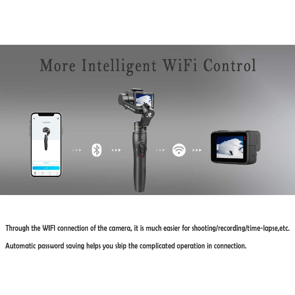 [CLEARANCE] FeiyuTech Vimble 2A Telescoping 3-Axis Handheld Gimbal for GoPro HERO7/6/5 & More Feiyu Stabilizer