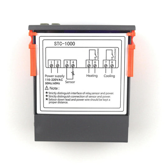 Eagletech STC-1000 220V -50~110 Celsius Digital Temperature Controller LCD Display Thermostat Relay w/ Sensor Incubator