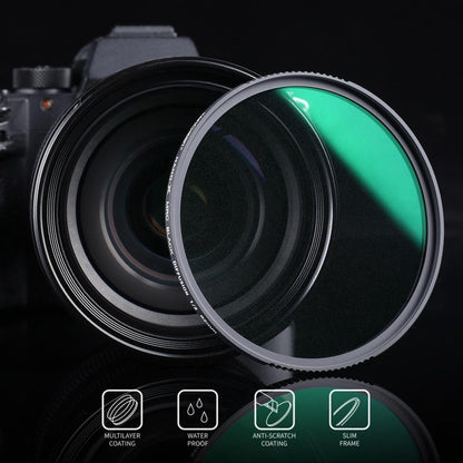 K&F Concept Black Mist 1/2 Density Nano-X Series 82mm Black Diffusion Lens Filter with Special Effects and Ultra Clear Multi-layer Coating