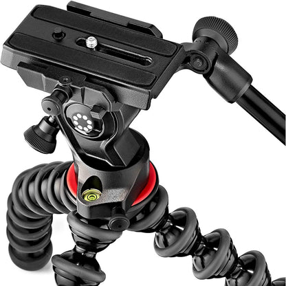 [CLEARANCE] Joby GorillaPod 5K Video PRO Professiol Video Head Kit Camera Tripod Stand with Smooth Pan and Tilt Movements for DSLR and Mirrorless Camera