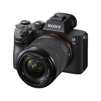 Sony Alpha A7 III Mirrorless Digital Camera Body and Kit with E-Mount 28-70mm Lens, 24.2MP Full Frame CMOS Sensor, 4D Focus, UHD 4K30p Video, WIFI, 2 SD Slots, Touch Screen Display, 5-Axis Sensor-Shift Image Stabilizer | ILCE-7M3K ILCE-7M3