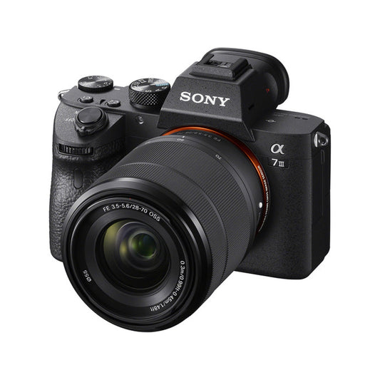 Sony Alpha A7 III Mirrorless Digital Camera Body and Kit with E-Mount 28-70mm Lens, 24.2MP Full Frame CMOS Sensor, 4D Focus, UHD 4K30p Video, WIFI, 2 SD Slots, Touch Screen Display, 5-Axis Sensor-Shift Image Stabilizer | ILCE-7M3K ILCE-7M3