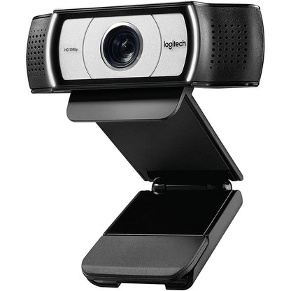 Logitech C930C HD Smart 1080P Webcam with Cover for Computer Zeiss USB Video Camera