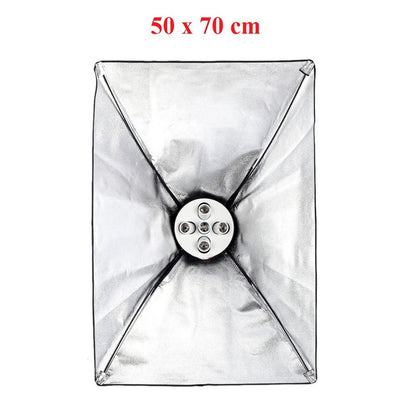 [CLEARANCE] Pxel SB-5B-50X70 5 in 1 E27 Base Socket Light Lamp Bulb Holder Adapter for Photo Video Studio Softbox 50 x 70 cm