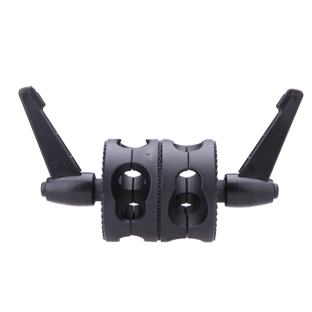 Pxel AA-BA1 Double Dual Grip Swivel Head Bracket for Studio Boom Arm Reflector Holder Stand