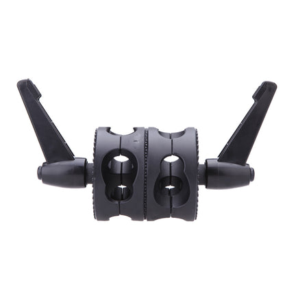 Pxel AA-BA1 Double Dual Grip Swivel Head Bracket for Studio Boom Arm Reflector Holder Stand