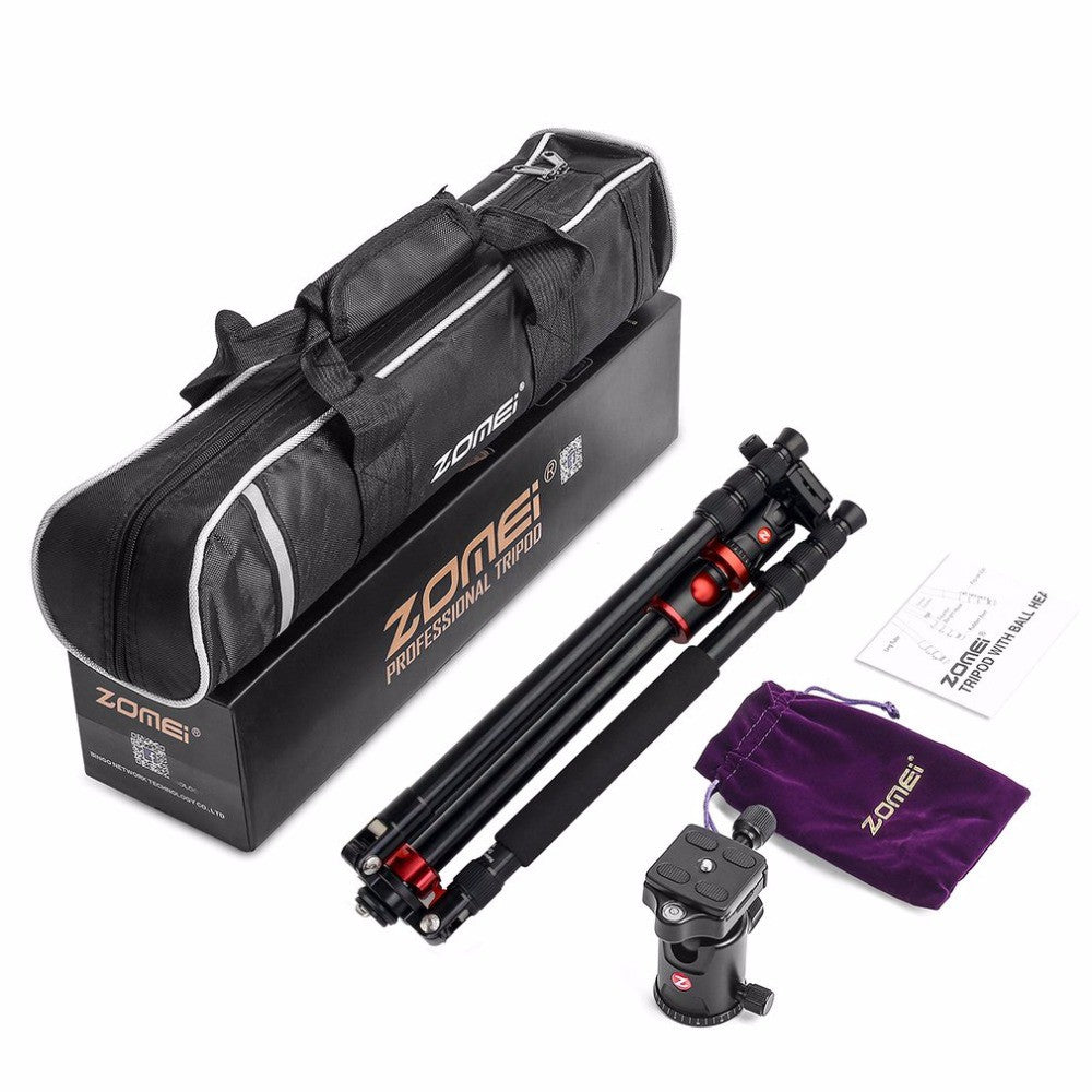 ZOMEI M8 GO Camera Tripod Travel Compact Aluminum Monopod with Ball Head for Flat-lay Photography Shoot